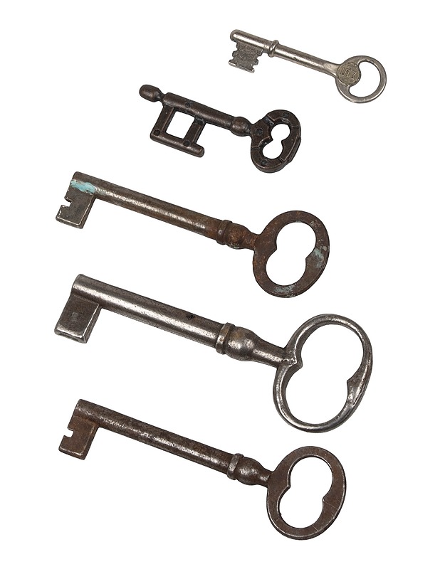 Vanhat avaimet, 5 kpl - Koriste-esineet - 10105398825 - 0