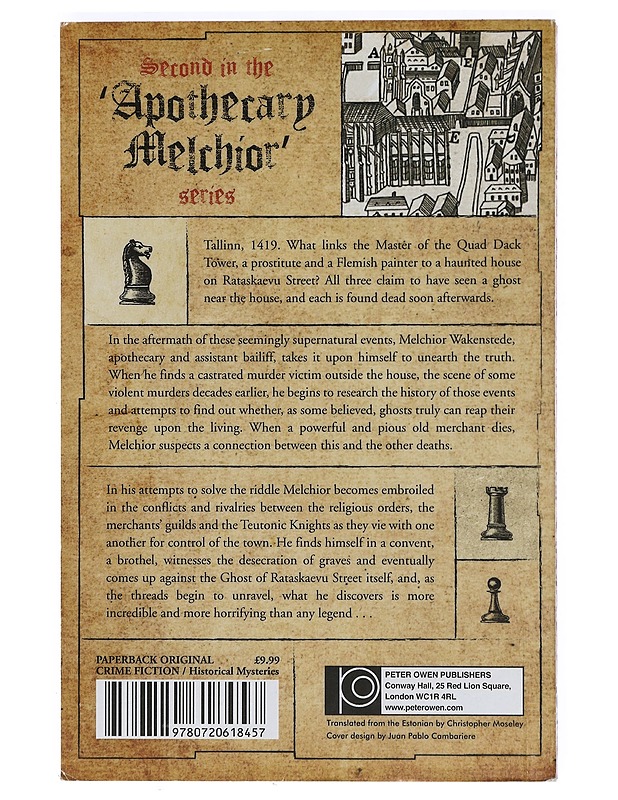 Apothecary Melchior and the Ghost of Rataskaevu Street - Hargla, Indrek - Jännitys ja dekkarit - 10105398929 - 1