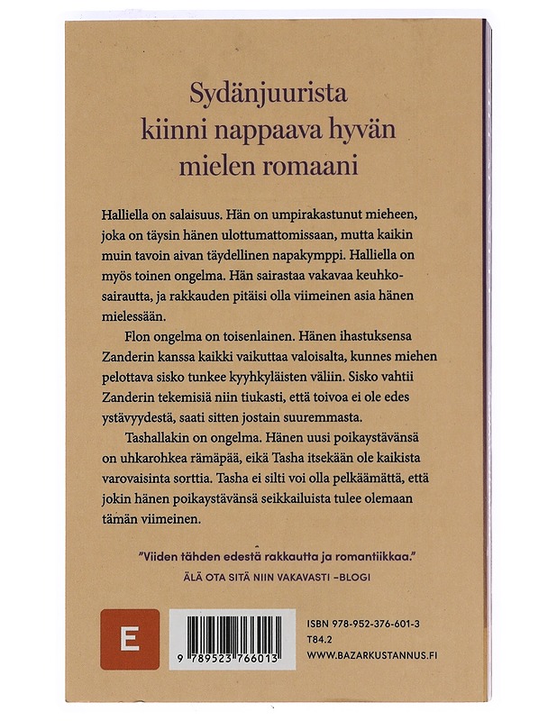 Kolme ihanaa asiaa sinusta - Mansell, Jill - Romaanit ja novellit - 10105398944 - 1