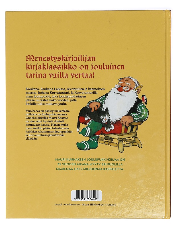 Joulupukki : kirja Joulupukin ja tonttujen puuhista Korvatunturilla - Kunnas, Mauri - Lastenkirjat - 10105398961 - 1