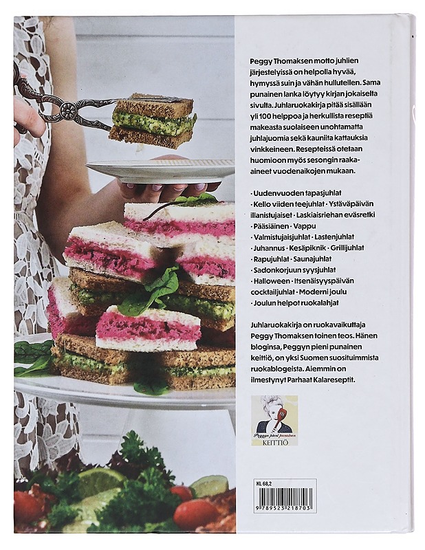 Juhlaruokakirja : Peggyn pieni punainen keittiö - Peggy Thomas - Kirja lahjaksi - 10105399006 - 1