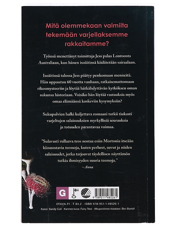 Takaisin kotiin - Morton, Kate - Romaanit ja novellit - 10105399022 - 1