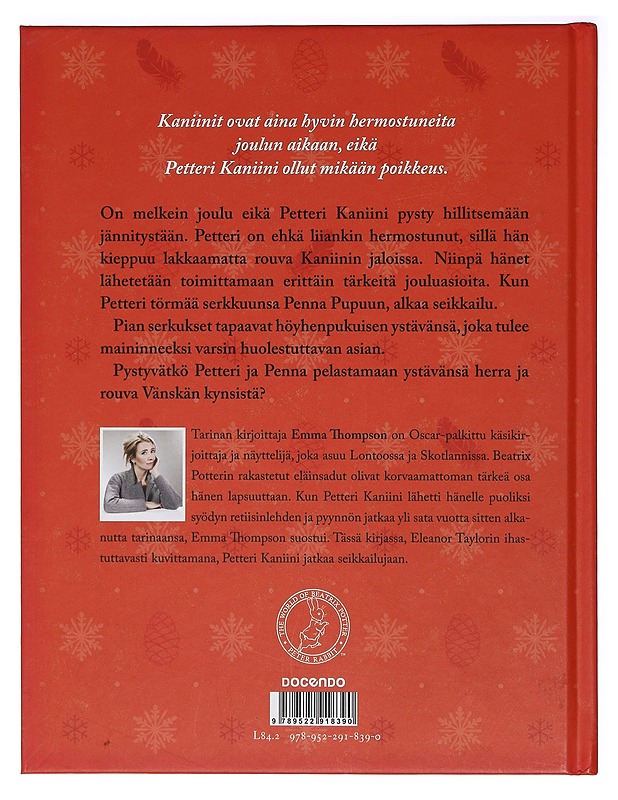 Petteri Kaniinin jouluseikkailu - Thompson, Emma - Lastenkirjat - 10105399065 - 1