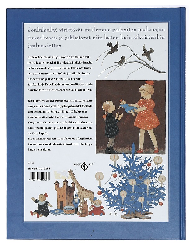 Oi jouluyö : kauneimmat joululaulut : de vackraste julsångerna = O helga natt - Marvia, Einari - Musiikki- ja elokuvakirjat - 10105399070 - 1