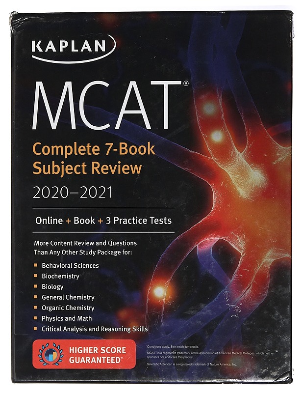 MCAT Complete 7-Book Subject Review 2020-2021: Online + Book + 3 Practice Tests (Kaplan Test Prep) Kaplan Test Prep - Tietokirjat ja oppaat - 10105399116 - 0