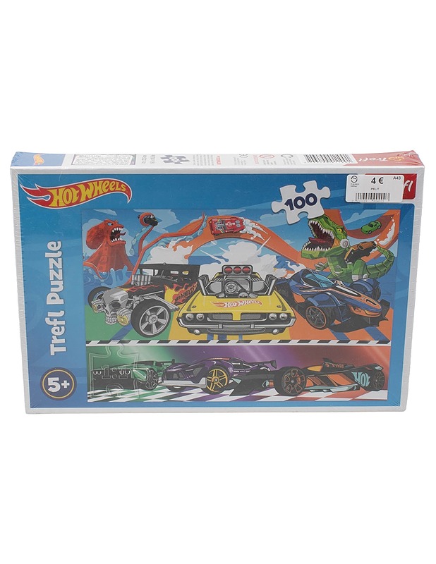 TREFL Hot Wheels palapeli, 100 palaa - Lasten palapelit - 10105399133 - 0