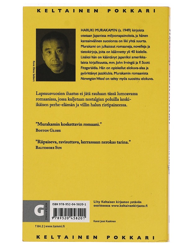 Rajasta etelään, auringosta länteen - Murakami, Haruki - Romaanit ja novellit - 10105399146 - 1