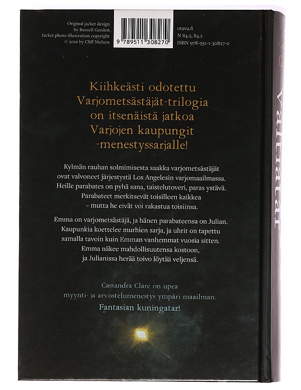 Varjometsästäjät. 1, Keskiyön valtiatar - Clare, Cassandra - Fantasia- ja scifi - 10105399160 - 1