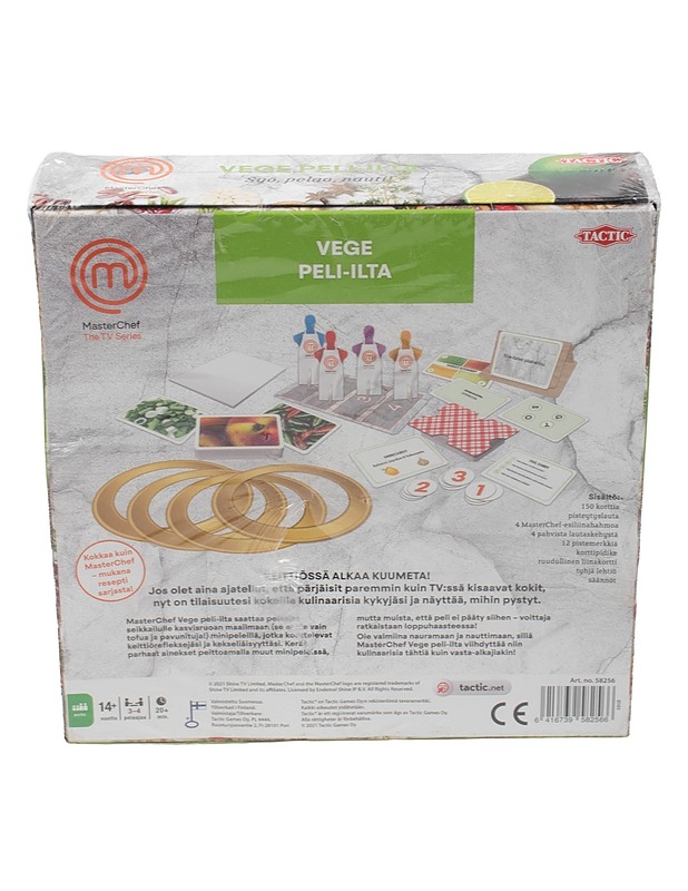 TACTIC MasterChef Peli-ilta: Vege lautapeli - Lautapelit - 10105399175 - 1
