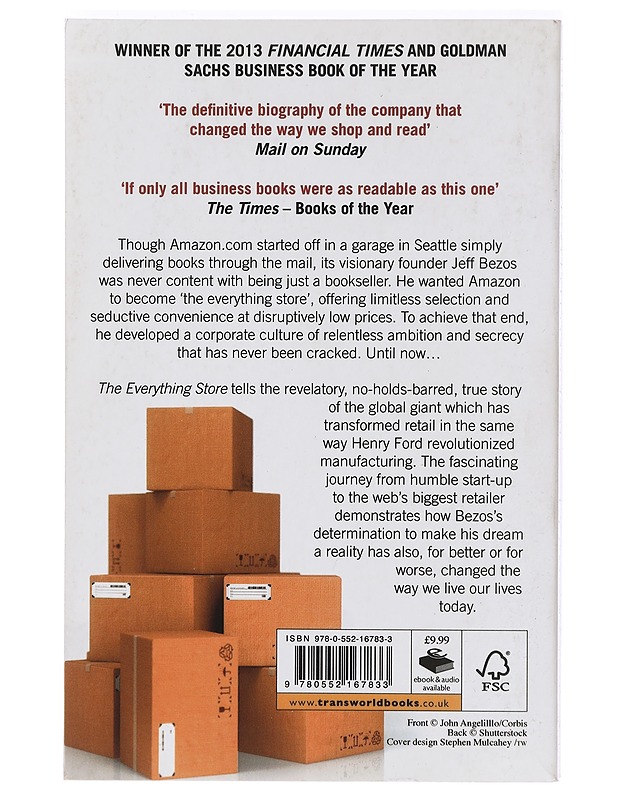 The everything store : Jeff Bezos and the age of Amazon - Brad Stone - Tietokirjat ja oppaat - 10105399182 - 1
