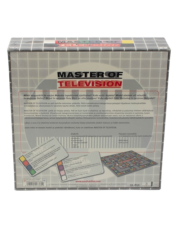 NO DICE BOARDGAMES Master of Television lautapeli - Lautapelit - 10105399190 - 1