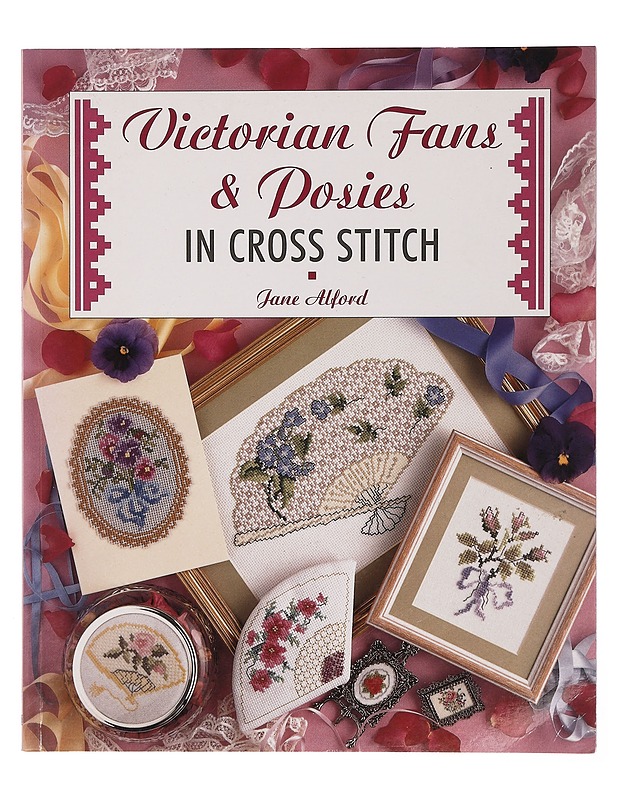 Victorian fans & posies in cross stitch - Jane Alford - Käsityö - 10105399203 - 0