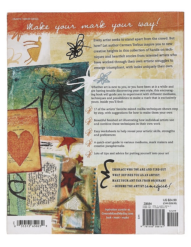 The Artist unique : discovering your creative signature - Carmen Torbus - Käsityökirjat - 10105399205 - 1
