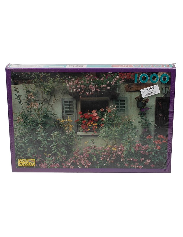 FAME PUZZLES Flowers palapeli, 1000 palaa - Palapelit - 10105399213 - 0