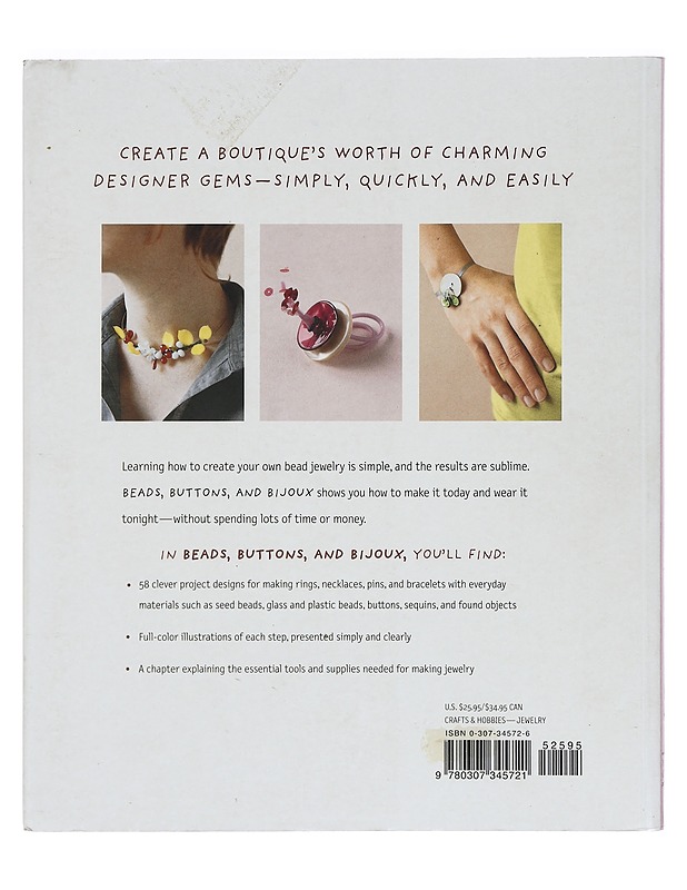 Beads, buttons and bijoux - Nathalie Delhaye - Käsityökirjat - 10105399266 - 1