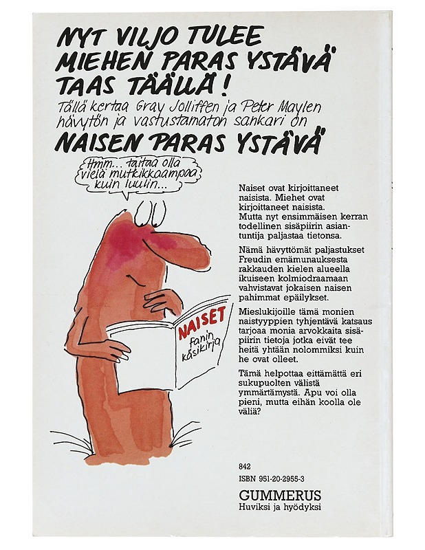 Naisen paras ystävä - Jolliffe, Gray - Sarjakuvat - 10105399270 - 1