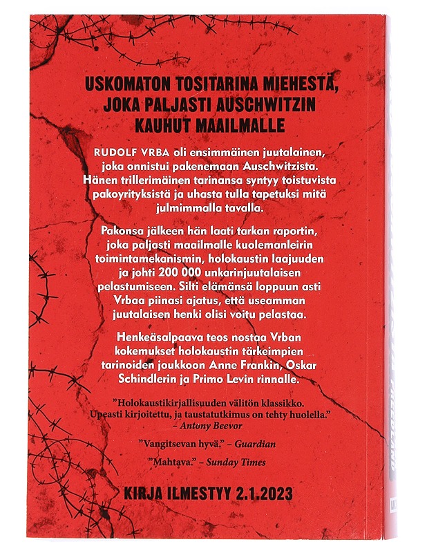 Pako Auschwitzista : mies joka halusi varoittaa maailmaa - Freedland, Jonathan - Elämäkerrat ja muistelmat - 10105399344 - 1