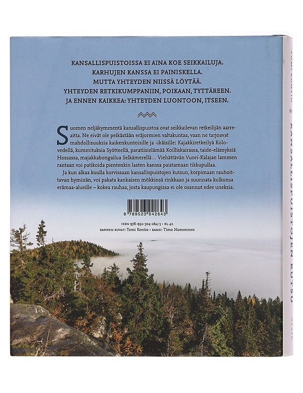 Kansallispuistojen kutsu - Tomi Kontio - Tietokirjat ja oppaat - 10105399369 - 1