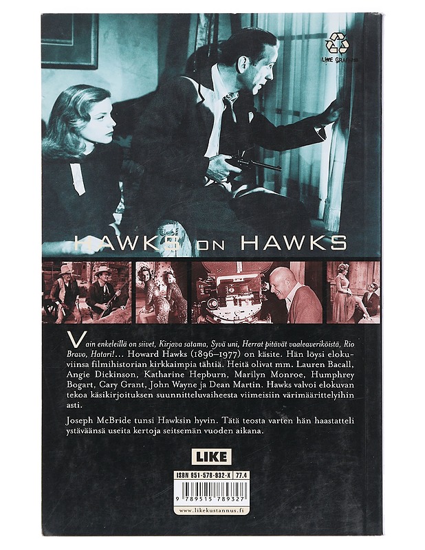 Hawks on Hawks - McBride, Joseph - Elämäkerrat ja muistelmat - 10105399419 - 1