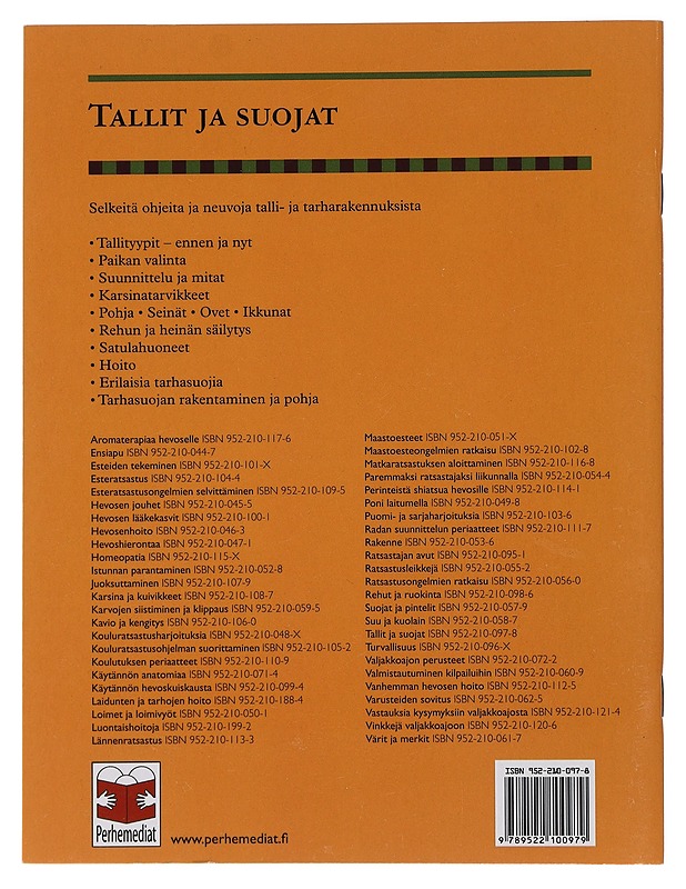 Tallit ja suojat - Webber, Toni - Tietokirjat ja oppaat - 10105399444 - 1