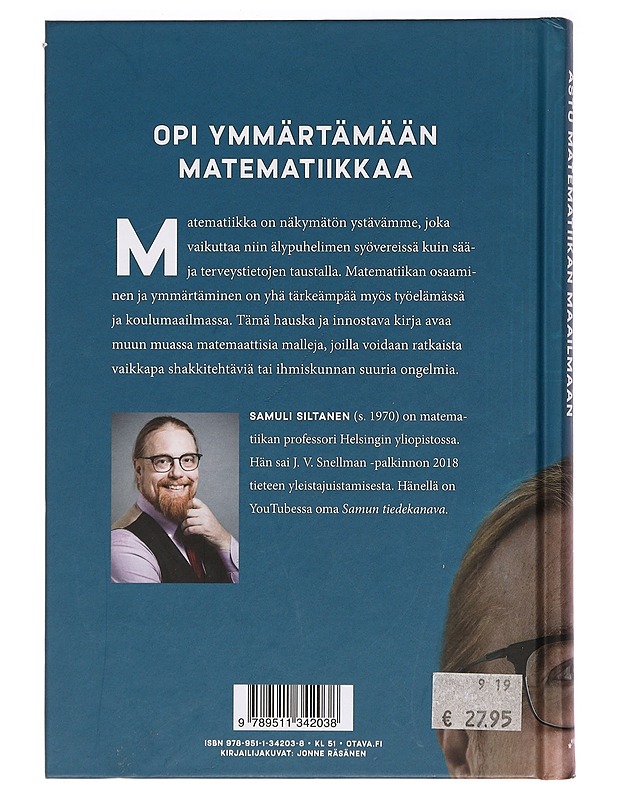 Astu matematiikan maailmaan - Samuli Siltanen - Tietokirjat ja oppaat - 10105399476 - 1