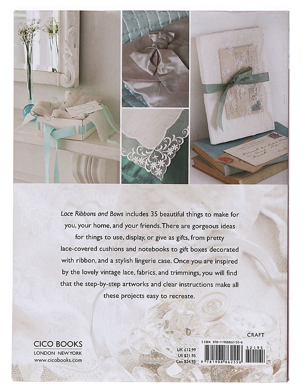 Lace Ribbons And Bows - Ann Brownfield and Jane Cassini - Kirja lahjaksi - 10105399498 - 1