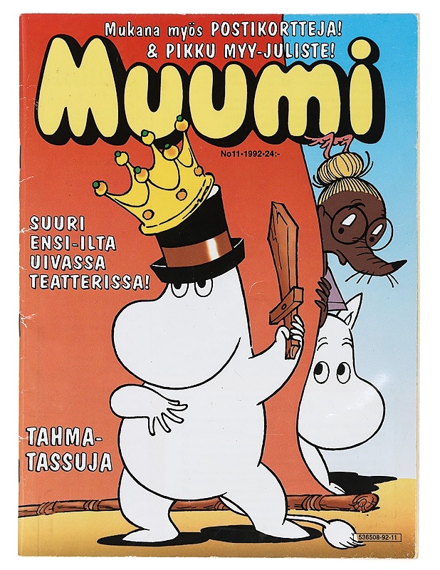 Muumi No 11/1992 - Sarjakuvat - 10105399510 - 0
