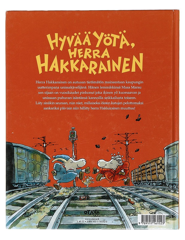 Hyvää yötä, herra Hakkarainen - Kunnas, Mauri - Lastenkirjat - 10105399515 - 1