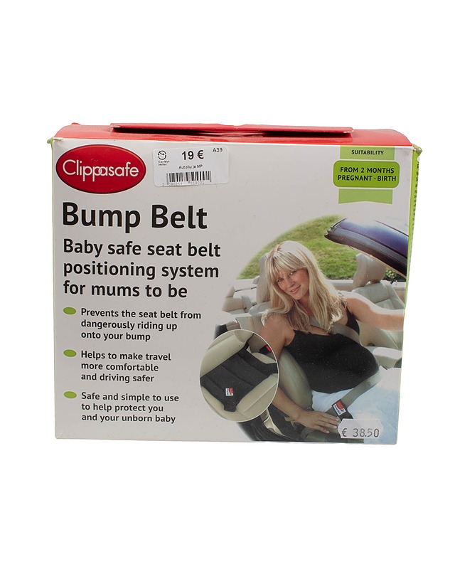 CLIPPASAFE Bump Belt vatsavyö - Muut urheiluvälineet ja vapaa-aika - 10105399530 - 0