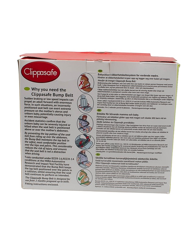CLIPPASAFE Bump Belt vatsavyö - Muut urheiluvälineet ja vapaa-aika - 10105399530 - 1