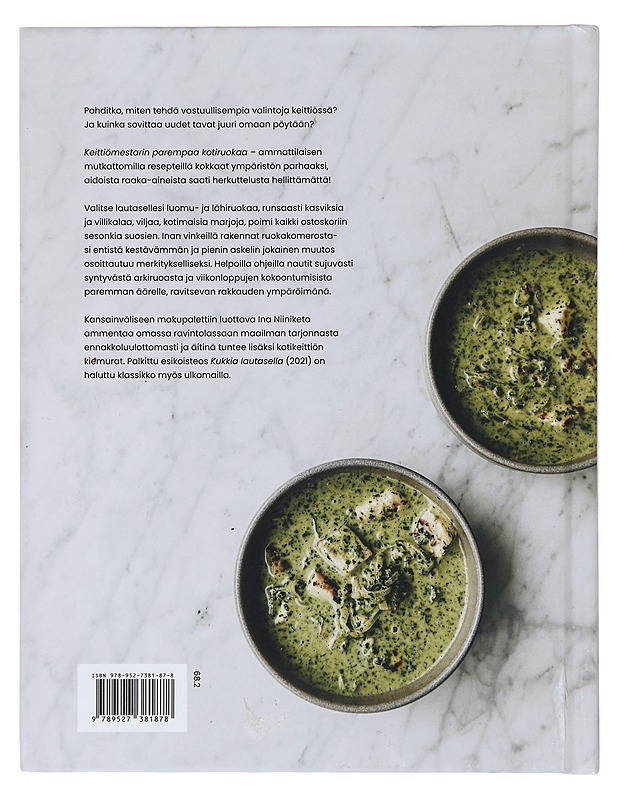 Cooking sustainably : keittiömestarin parempaa kotiruokaa - Niiniketo, Ina - Ruokakirjat - 10105399529 - 1