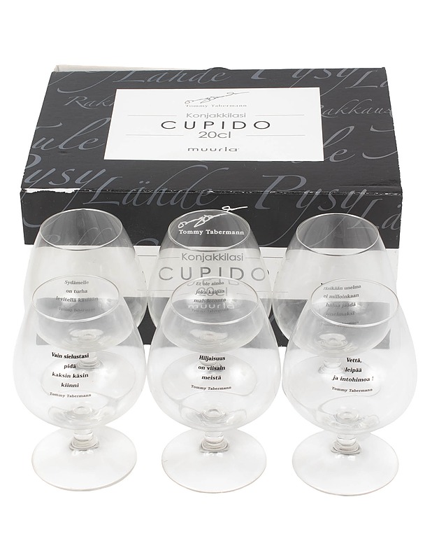 MUURLA Cupido konjakkilasi, 20 cl - 6 kpl - Lasit - 10105399576 - 0