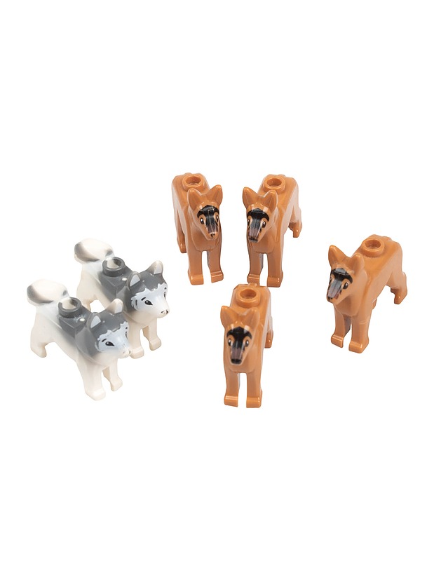 LEGO koira minifiguuri, 6 kpl - Lasten lelut - 10105399584 - 0