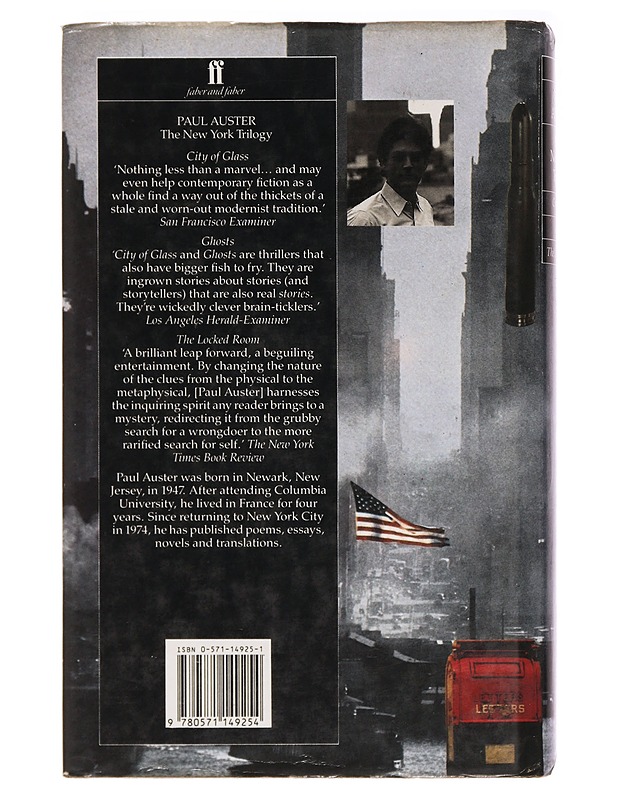 The New York trilogy : City of glass, Ghosts, The locked room - Paul Auster - Romaanit ja novellit - 10105399631 - 1