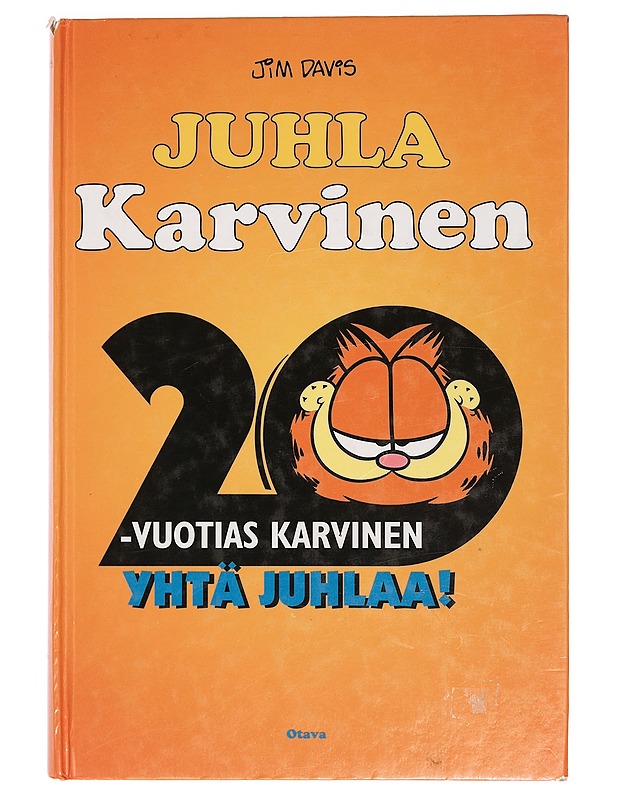 Juhla-Karvinen : 20-vuotias Karvinen yhtä juhlaa! - Davis, Jim - Sarjakuvat - 10105399639 - 0