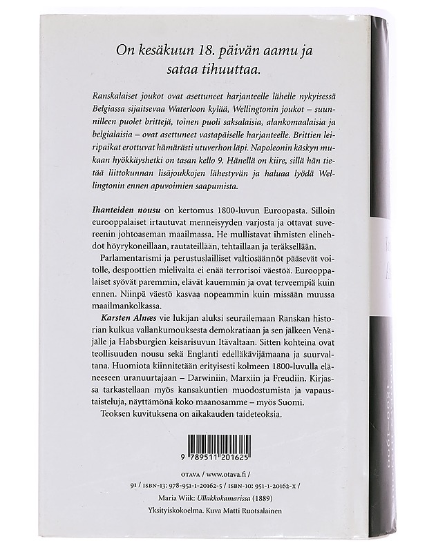 Euroopan historia. Ihanteiden nousu : 1800-1900 - Alnäs, Karsten - Tietokirjat - 10105399642 - 1