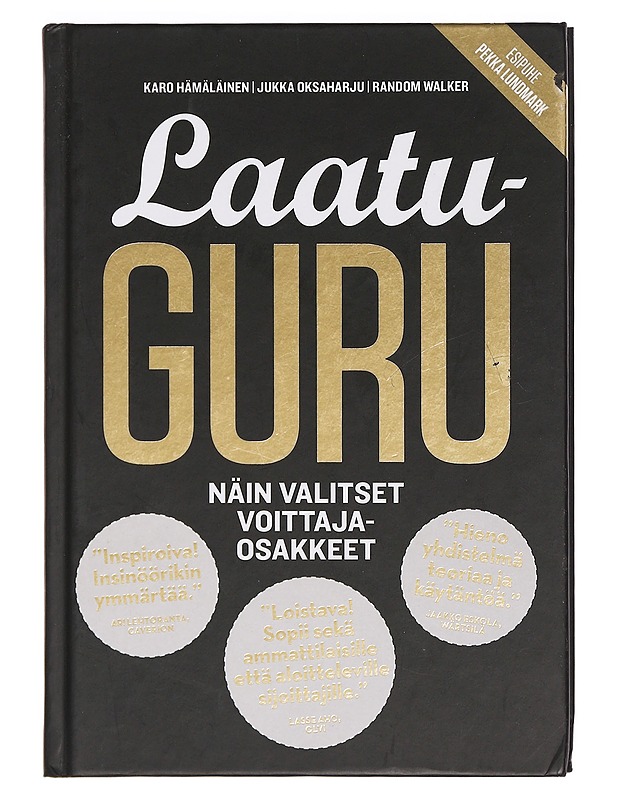 Laatuguru : näin valitset voittajaosakkeet - Hämäläinen, Karo - Tietokirjat ja oppaat - 10105399695 - 0