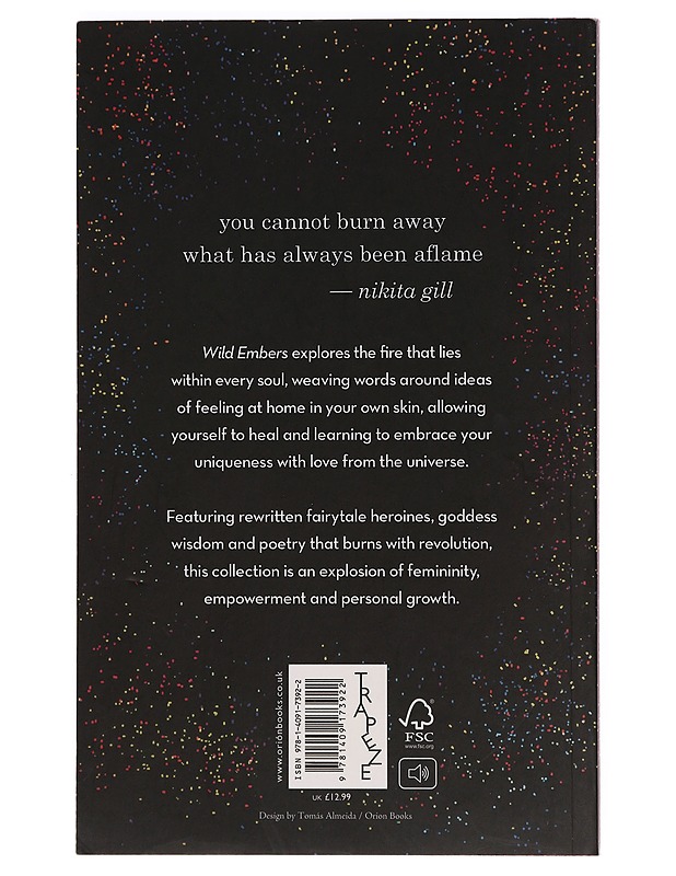 Wild embers - Nikita Gill - Kirja lahjaksi - 10105399792 - 1