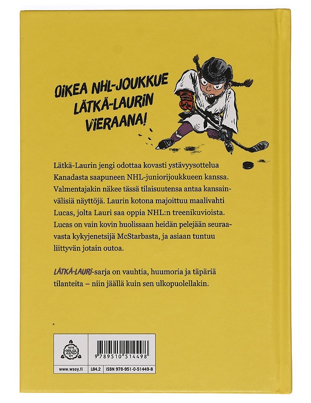 Lätkä-Lauri ja NHL-kuume - Lipasti, Roope - Lastenkirjat - 10105399800 - 1