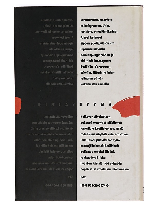 Puolimaailman nainen : kirjallinen omakuva - Eva Wein - Romaanit ja novellit - 10105399827 - 1