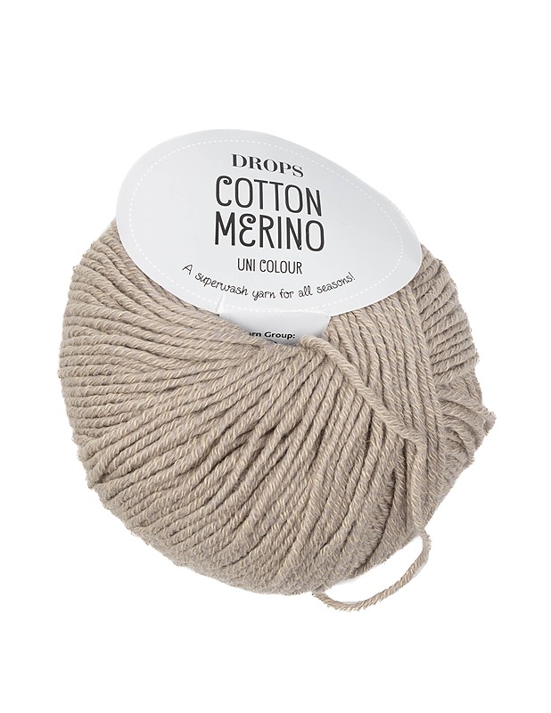 DROPS Cotton Merino neulelanka, 50 g - 1 kerä - Käsityö - 10105399864 - 0