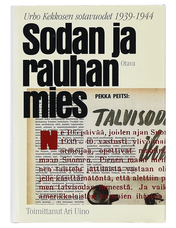 Tilanneselostus maalaisliiton eduskuntaryhmälle 16.10.1939 - Kekkonen, Urho - Elämäkerrat ja muistelmat - 10105399902 - 0