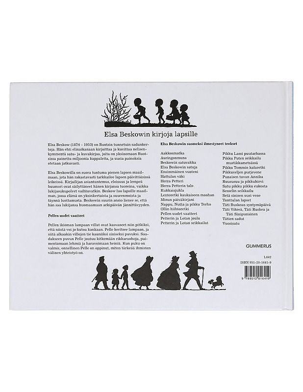 Pellen uudet vaatteet - Beskow, Elsa - Lastenkirjat - 10105399910 - 1