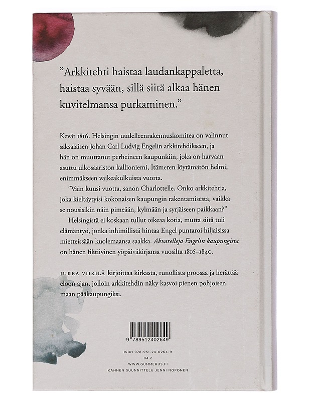 Akvarelleja Engelin kaupungista - Jukka Viikilä - Romaanit ja novellit - 10105399960 - 1