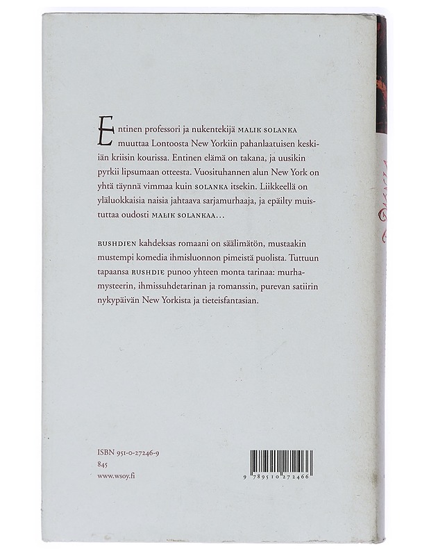 Vimma - Rushdie, Salman - Romaanit ja novellit - 10105400046 - 1