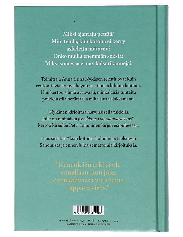 Yksin kotona - Anna-Stina Nykänen - Elämäkerrat ja muistelmat - 10105400062 - 1