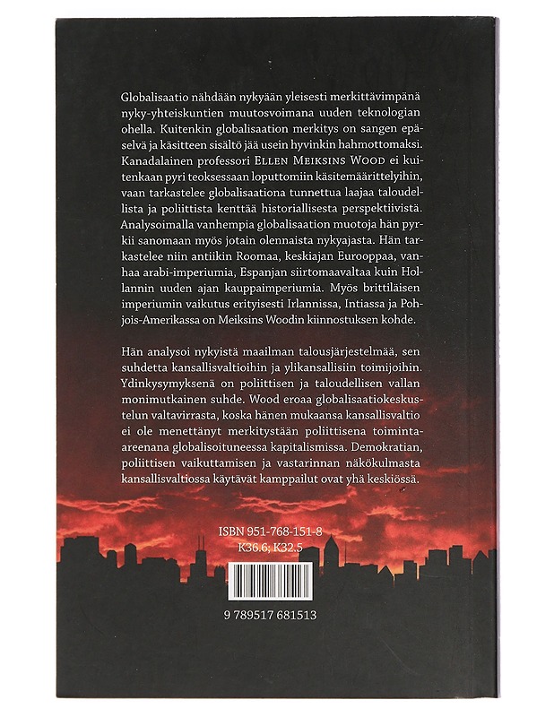 Pääoman imperiumi - Wood, Ellen Meiksins - Historiakirjat - 10105400061 - 1