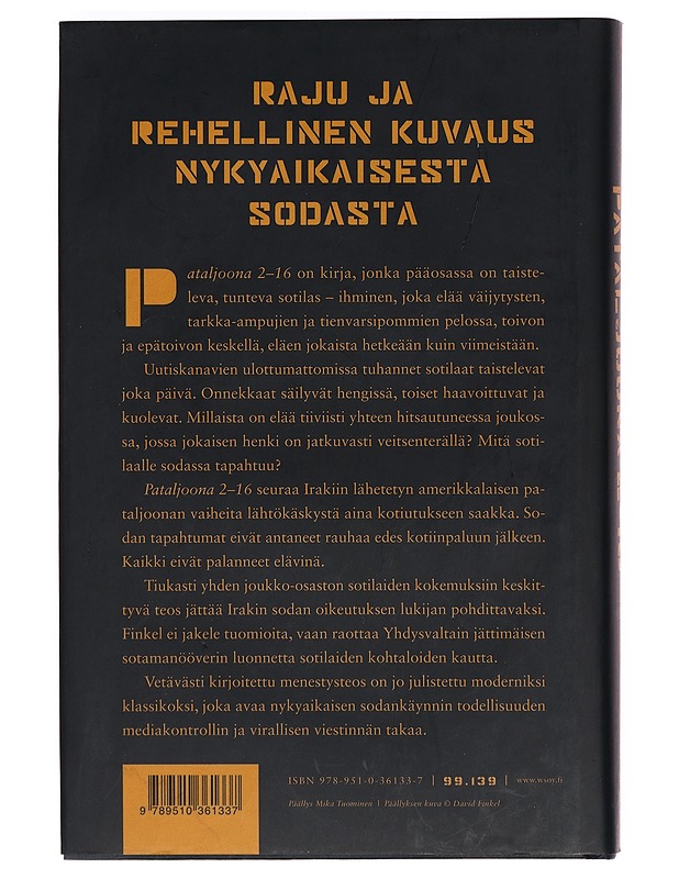 Pataljoona 2-16 - Finkel, David - Elämäkerrat ja muistelmat - 10105400071 - 1