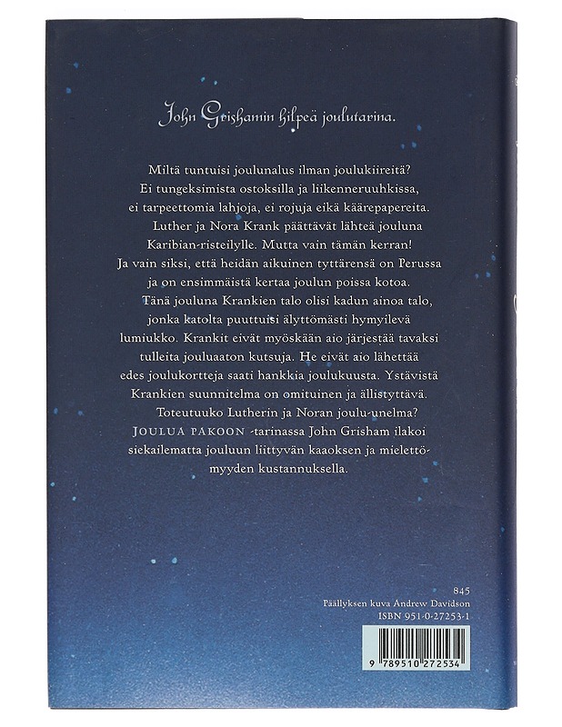 Joulua pakoon - Grisham, John - Joulukirjat - 10105400130 - 1