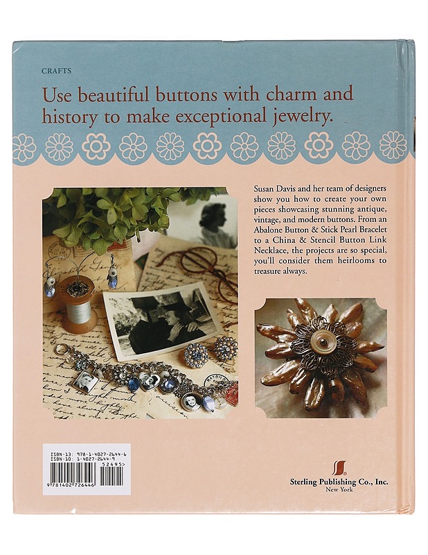 Beautiful Button Jewelry - Susan Davis - Käsityökirjat - 10105400199 - 1